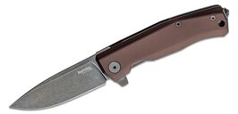 Lionsteel Myto Folding knife OLD BLACK M390 blade, EARTH BROWN aluminum handle MT01A EB - KNIFESTOCK