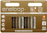 Panasonic Eneloop Tones Earth AAA 8st 4MCCE/8UE - KNIFESTOCK
