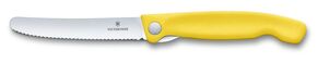 VICTORINOX 6.7836.F8B SWISS CLASSIC összecsukható paradicsomkés 11cm sárga - KNIFESTOCK