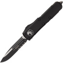 MICROTECH UTX-85 S/E Zwart Tactisch Gedeeltelijk Kartel 231-2T - KNIFESTOCK
