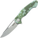 Dugu Liner Lock Folding Knife Camo G10 Handle 2.91&#039;&#039; Beadblast 14C28N Blade KU210H - KNIFESTOCK