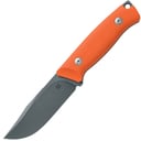 Fox-Knives Receiver Fixed Knife Stainless Steel Becut G10 Orange Handle FX-662 OR - KNIFESTOCK