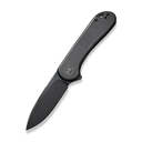 WE ELEMENTUM BODFE Black Titanium Handle Black Stonewashed CPM 20CV BLADE WE18062X-3 - KNIFESTOCK