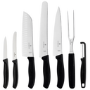 Victorinox Kuchynská súprava, 7 ks, čierna, darčeková  krabička 6.7133.71G - KNIFESTOCK