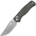 GEO Knife Sharp Shadow SW M390 Blade Tiger Stripe Pattern Flamed Ti - KNIFESTOCK