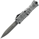 Microtech Hera® II Mini D/E Signature Series Brushed Metal Bats Standard 1702M-1 - KNIFESTOCK