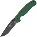 Ontario RAT 1 Green G10 S35VN ON8991 - KNIFESTOCK