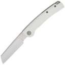 Petrified Fish PFE04 Scholar Satin 154CM White G10 PFE04W - KNIFESTOCK