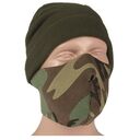 Mil-Tec PROTECTION FACIALE EN NÉOPRÈNE noir woodland 11666100 - KNIFESTOCK