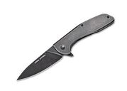 Real Steel E571 negru stonewashed 7132 - KNIFESTOCK