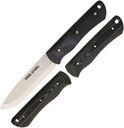 Real Steel Bushcraft individual + mânere G10 negru/verde 3714 - KNIFESTOCK