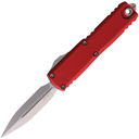 Microtech UTX-85 GEN IV D/E STONEWASH STANDARD RED 12324-10RD - KNIFESTOCK