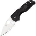 Spyderco Lil Native Black Lightweight Reveal 14 C230PBK - KNIFESTOCK