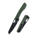 Cubey Elang Liner Lock Folding Knife Green Micarta Handle Ku365f - KNIFESTOCK