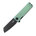 KUBEY Sailor Liner Lock EDC Flipper Knife Jade G10 Handle KU317D - KNIFESTOCK