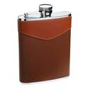 Herbertz 549700 Taschenflasche Leder, Edelstahl 207 ml - KNIFESTOCK
