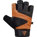 RDX GYM GLOVE LEATHER S14 TAN XXXL - KNIFESTOCK