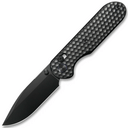 GEO Knife Ethereal Cutter Black DLC M390 Blade Black DLC Ti - KNIFESTOCK