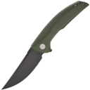 Petrified Fish PFP05 Deepsea Black Stonewash K110 Green Micarta PFP05GRMDW - KNIFESTOCK