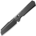 GEO Knife Noxiz Black DLC M390 Blade Black Ti - KNIFESTOCK