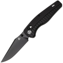 QPS Reptile 14C28N, nero, Manico: G10 Nero QS165-C2 - KNIFESTOCK