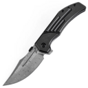 KANSEPT Orion Damascus 0.137&#039;&#039;/3.5mm Blackwash Titanium K1089A3 - KNIFESTOCK