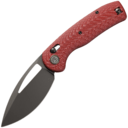 Petrified Fish PFP13 Viper K110 Szürke stonewash Piros Twill szénszál - KNIFESTOCK
