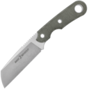 Viper BASIC2 Sheepfoot Stonewash D2, Green Canvas Micarta, Kydex VT4032CG - KNIFESTOCK