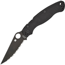 Spyderco Military 2 Black G-10 Black Blade Reveal 13 C36GSBK2 - KNIFESTOCK