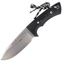MUELA lame full tang de 150 mm traitement CRYO-T, micarta canvas NOIR GAVILAN-M - KNIFESTOCK