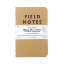 Field Notes Original Mixed 3-Pack (1 Graph, 1 Ruled, 1 Plain) FN-04 - KNIFESTOCK