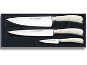 WUSTHOF sada CLASSIC IKON CREME 3ks, kuchyňské nože, světlé - KNIFESTOCK