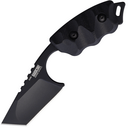 Hardcore Hardware HHA Compact Fixed Blade - Tanto LFK-04 - K340-Black (BLK) - KNIFESTOCK
