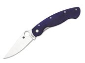 Spyderco MILITARY MODEL G-10 TMAVĚ MODRÁ 01SP889 - KNIFESTOCK