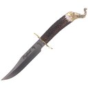 MUELA 160mm blade, stag deer handle, brass guard and Elephant head cap ELEPHANT-16BF - KNIFESTOCK