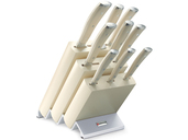 WUSTHOF sada IKON ROYAL CREME 9ks nožů + blok, krémový - KNIFESTOCK