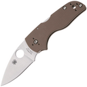 Spyderco Lil' Native Mid Backlock Brown G-10 CPM15V  SPRINT C230MBGPBN15V - KNIFESTOCK