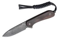 Civivi Fixed Blade Elementum Black Ebony Wood/Damascus C2105-DS1 - KNIFESTOCK