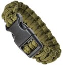 Mil-Tec 16370201-903 Paracord Armband 22mm Grün M - KNIFESTOCK