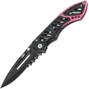 CJH one-hand knife, black/red - KNIFESTOCK