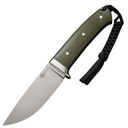 CIVIVI Cloud Peak OD Green G10 Handle With Nickel-Silver Guard Satin Finished Nitro-V - KNIFESTOCK