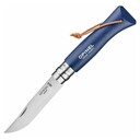 Opinel 002212 VRI N°08 Inox Trekking Blue - KNIFESTOCK