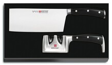 WUSTHOF ensemble couteau de chef chinois et aiguiseur - KNIFESTOCK