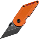 Kansept Dash 154CM Black Stonewashed Orange G10 handles T3045A3 - KNIFESTOCK