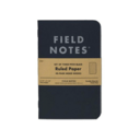 Field Notes Pitch Black Vonalas Jegyzetfüzet 3-csomag FN-34 - KNIFESTOCK