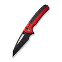 CIVIVI Sentinel Strike Red Aluminum Handle With Black FRN Integral Spacer Black K110 Blade C22025B-1 - KNIFESTOCK