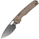 Vosteed Psyop Elmax Stonewash Natural Norplex UltreX™ Micarta A2210 - KNIFESTOCK