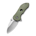 CIVIVI Gordo Olive Canvas Micarta Handle Satin Finished D2 Blade C22018C-2 - KNIFESTOCK