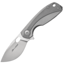 Viper LILLE Drop Point Satin M390, Bead Blasted Titanium V5962TITI - KNIFESTOCK