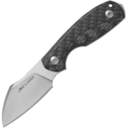Coltello Viper a lama fissa con profilo Sheepfoot e spessore di 3,5 mm, Satin Finish. Manico in... - KNIFESTOCK